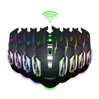 Charging colorful backlit gaming wireless mouse unlimited life recharging cool gaming mouse computer mouse